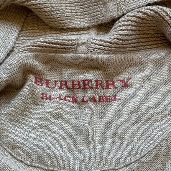 Burberry Black Label Men’s Beige Knit Cardigan - Size M - Picture 7 of 12